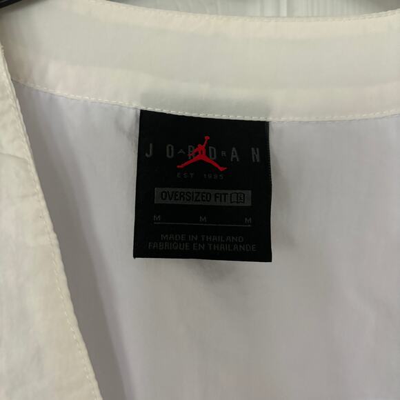 NWOT Jordan Mesh Wrap Top White Athleisure Sportswear Size M - Picture 5 of 11